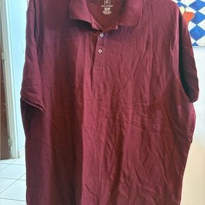 George Men's Deep Red Polo Shirt